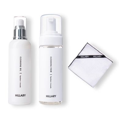 Купить Набор для 2-этапного очищения сухой и чувствительной кожи Hillary Double Dry Skin Cleansing в Украине