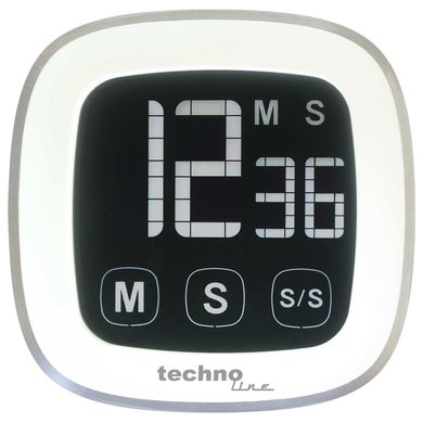 Купити Кухонний таймер Technoline KT400 Magnetic Touchscreen White (KT400) в Україні