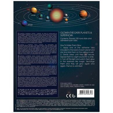 Купить Набор светящихся наклеек 4M Планеты и 100 звезд (00-05631) в Украине
