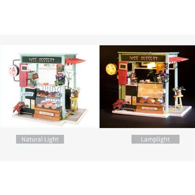 Купити 3D конструктор Robotime DIY HOUSE Магазин солодощів (DGM06) в Україні