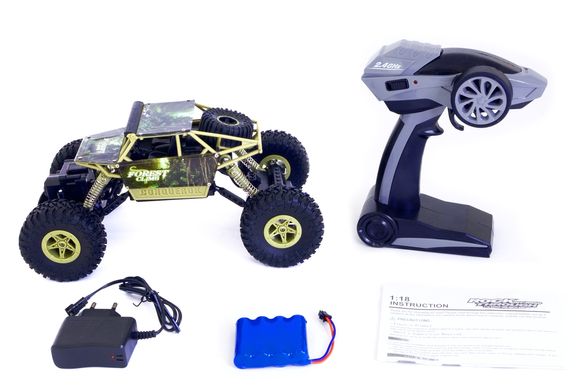 Купити Машинка на радіоуправлінні 1:18 HB Toys Краулер 4WD на акумуляторі (зелений) в Україні