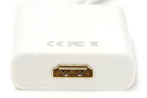 Купити Кабель-перехідник PowerPlant HDMI (F) - DisplayPort (M), 0.15м, 1.4V, 4K x 2K (KD00AS1277) в Україні