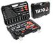 Набір інструментів для ремонту автомобіля Yato YT-38875 125 шт Сріблястий (hub_np2_1458)