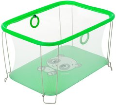 Дитячий манеж игровой KinderBoxс солнишко Зелений (SUN 9634)