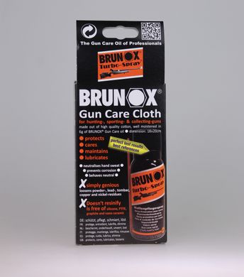 Купить Салфетки для ухода за оружием Brunox Gun Care, 5шт.в коробке в Украине