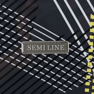 Купить Сумка Semi Line 20" (S) черного цвета с узором (T5651-1) в Украине