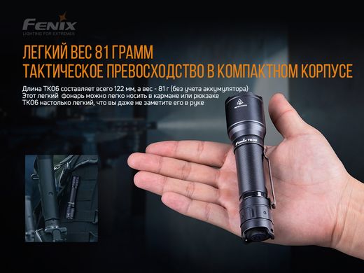 Купити Ліхтар ручний Fenix TK06 в Україні