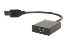 Купить Кабель-переходник PowerPlant HDMI female - USB 3.0 M (CA910373) в Украине
