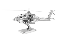 Купити Металевий 3D конструктор "Ударний вертоліт AH-64 Apache" Metal Earth MMS083 в Україні