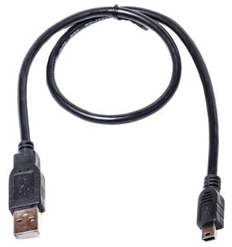 Купить Кабель PowerPlant USB 2.0 AM – Mini, 0.5м (KD00AS1219) в Украине