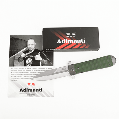 Купить Нож Adimanti Samson by Ganzo (Brutalica design) зеленый в Украине