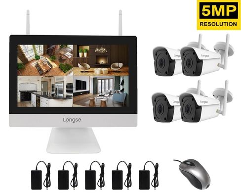 Купить Комплект видеонаблюдения беспроводной Longse WIFI3604M4FK500 в Украине