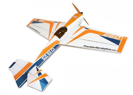 Купить Самолёт радиоуправляемый Precision Aerobatics Extra 260 1219мм KIT (желтый) в Украине