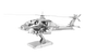 Металлический 3D конструктор "Ударный вертолет AH-64 Apache" Metal Earth MMS083