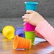 Тактильная игрушка Fat Brain Toys Suction Kupz Мягкие чашки 6 шт. (F183ML)