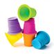 Тактильная игрушка Fat Brain Toys Suction Kupz Мягкие чашки 6 шт. (F183ML)