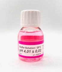 Купити Буферний розчин для pH-метру (pH 4.01, 55мл, червоний) XS 1X55ML pH 4.01 в Україні