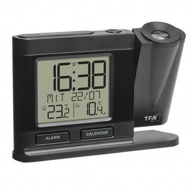 Купить Часы проекционные с радиодатчиком TFA 60501801 в Украине