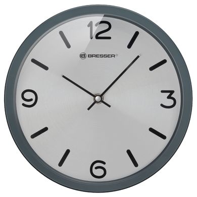 Купити Годинник настінний Bresser MyTime Silver Edition Digit Grey (8020316MSN000) в Україні