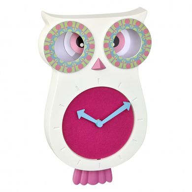 Купить Часы настенные с маятником TFA «Owl» LUCY 60305202 в Украине