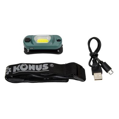 Купити Ліхтар налобний KONUS KONUSFLASH-6 USB Rechargeable в Україні