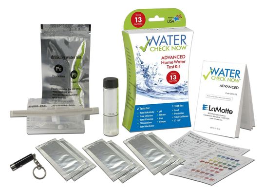 Купить Набір тестів для питної води на 13 параметрів LaMotte Water Check Now Advanced в Украине