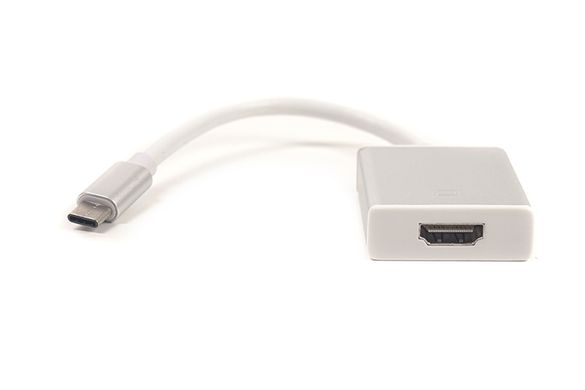 Купити Кабель-перехідник PowerPlant HDMI female - USB Type-C, 0.15м, Blister (DV00DV4065) в Україні