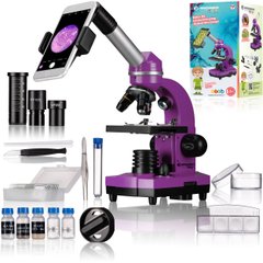 Купити Мікроскоп Bresser Junior Biolux SEL 40x-1600x Purple з адаптером для смартфона (8855600TJ5000) в Україні