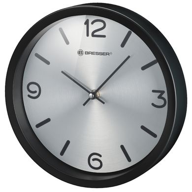 Купити Годинник настінний Bresser MyTime Silver Edition Digit Black (8020316CM3000) в Україні