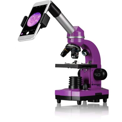 Купить Микроскоп Bresser Biolux SEL 40x-1600x Purple (смартфон-адаптер) в Украине