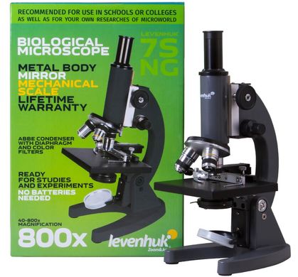 Купить Микроскоп Levenhuk 7S NG, монокулярный в Украине