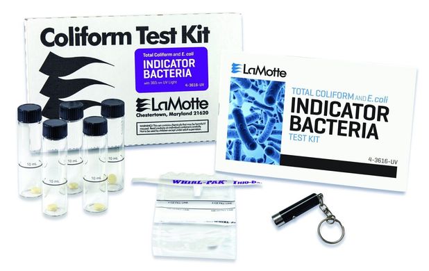 Купить Набор тестов на наличие колиформных бактерий и кишечной палочки в воде LaMotte Total Coliform E. coli Indicator Bacteria Test Kit в Украине