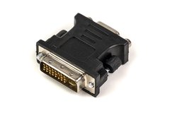 Купити Перехідник PowerPlant VGA - DVI-I (24+5 pin), чорний (CA910892) в Україні