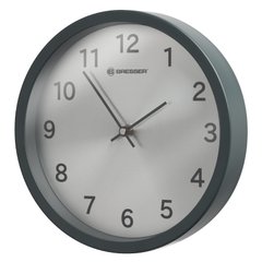 Купить Часы настенные Bresser MyTime Silver Edition Symbol Matte Graphite (8020314UJT000) в Украине