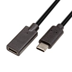 Купить Кабель PowerPlant USB Type-C M/F (USB3.0) 3А, AWG24+32, 1.5м (CA912582) в Украине