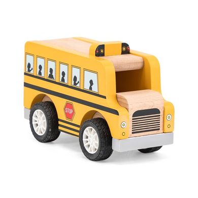 Купити Дерев'яна машинка Viga Toys Шкільний автобус (44514) в Україні