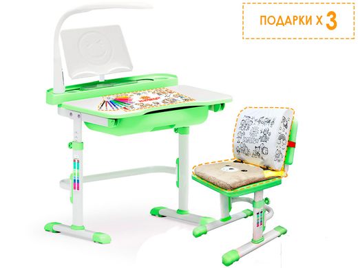 Купить Комплект Evo-kids (стул+стол+полка+лампа) Evo-17 Z с лампой в Украине