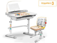Купити Комплект Evo-kids (стіл+стіл+Поличка+лампа) Evo-18 Z з лампою в Україні