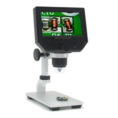 Купити Цифровий мікроскоп з екраном на штативі з акумулятором (1-600X, 4.3 дюйми, 3.6MP) WALCOM G600 в Україні