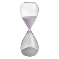 Часы песочные на 15 минут TFA 1860090241, белый песок, стекло оранжево-зеленое