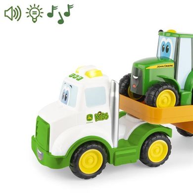 Купить Игрушечная техника John Deere Kids тягач и трактор со светом и звуком (47207) в Украине