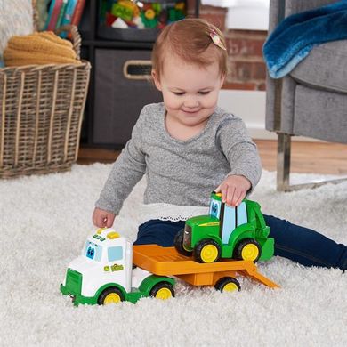 Купити Іграшкова техніка John Deere Kids тягач і трактор зі світлом і звуком (47207) в Україні