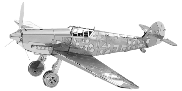 Купить Металлический 3D конструктор "Истребитель Messerschmitt Bf.109" Metal Earth MMS118 в Украине