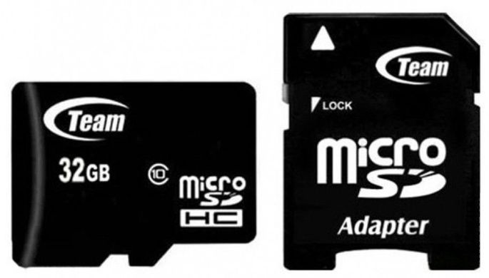 Купить Карта памяти Team MicroSDHC 32GB Class 10 + adapter в Украине