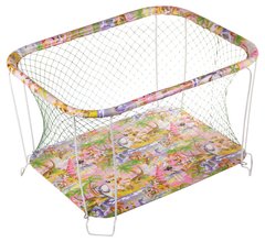 Манеж детский игровой KinderBox джунгли с крупной сеткой (kmk 310)