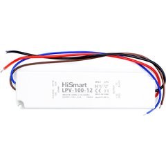 Купити Блок живлення HiSmart 12V, 8.5A, 100W, IP67 (LPV-100-12) в Україні