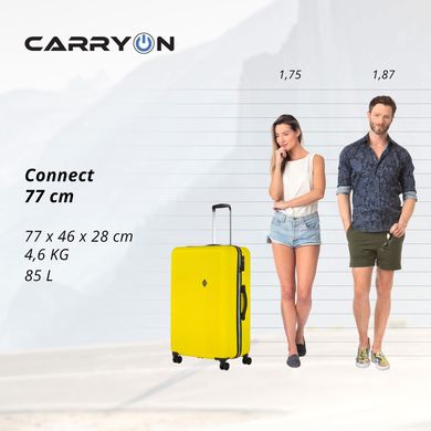 Купить Чемодан CarryOn Connect (L) Yellow в Украине