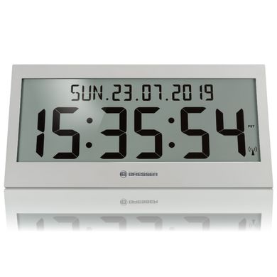 Купити Годинник настінний Bresser Jumbo LCD Grey (7001802QT5000) в Україні