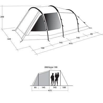 Купить Палатка Outwell Dash 5 Blue (111048) в Украине