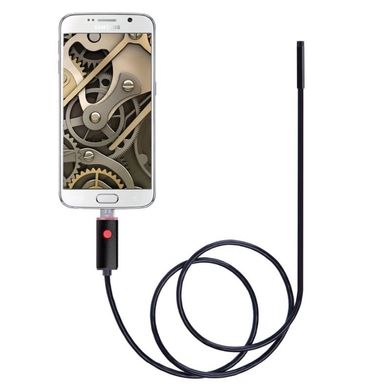 Купити USB ендоскоп для смартфона і ноутбука HD 480P Kerui 551S, 1 метр, 5.5 мм, м'який кабель в Україні